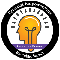Icon for Customer Service in Public Service webinar